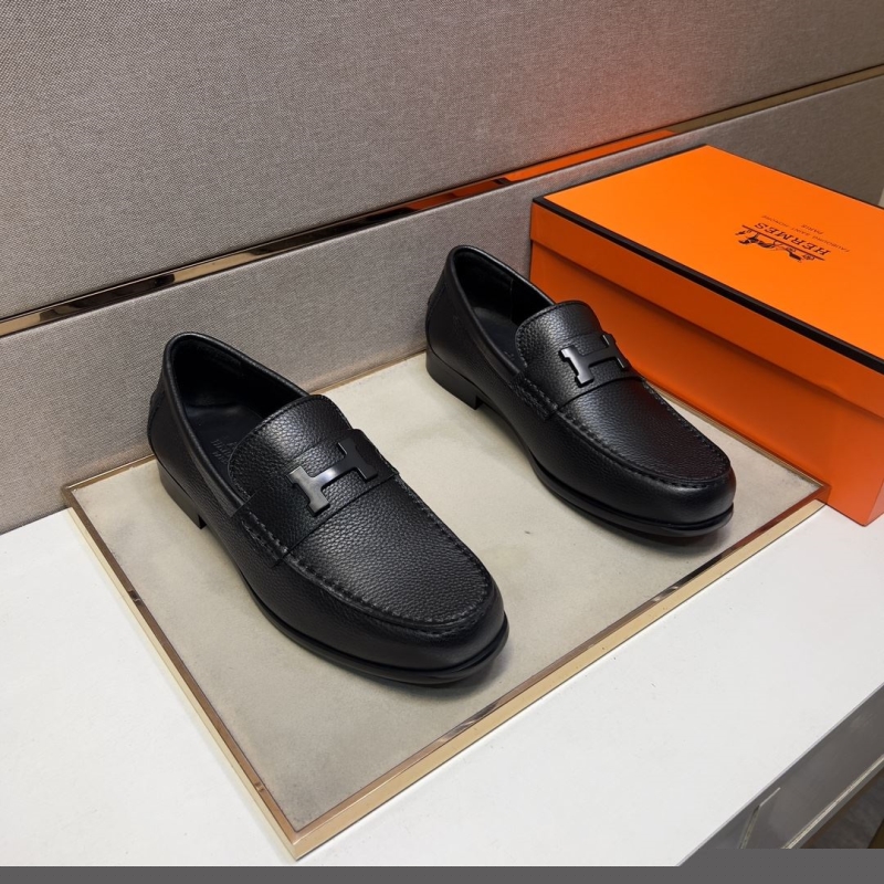 H**mes leather shoes